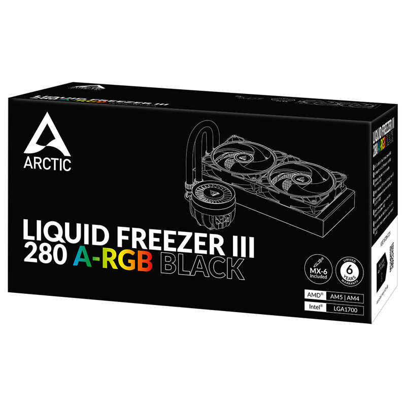 Arctic Liquid Freezer III ARGB ACFRE00143A kaina ir informacija | Procesorių aušintuvai | pigu.lt