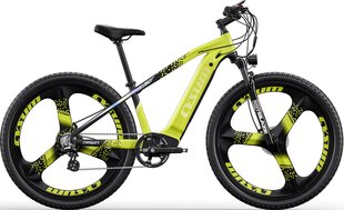Электровелосипед CYSUM M520, 29", зеленый, 500 Вт, 14 Ач LG цена и информация | Электровелосипеды | pigu.lt