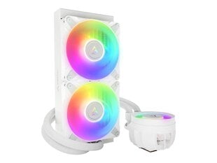 Arctic Жидкостный охладитель III 240 A-RGB White (ACFRE00150A) цена и информация | Кулеры для процессоров | pigu.lt