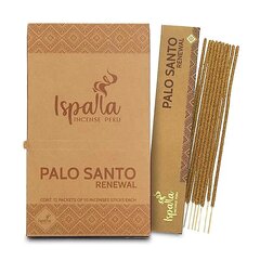 Палочки для благовоний Palo Santo Renewal, Ispalla, 10 шт. цена и информация | Ароматы для дома | pigu.lt