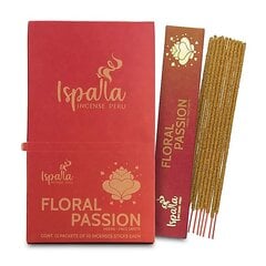 Palo Santo smilkalų lazdelės Floral Passion, Ispalla, 10 vnt. kaina ir informacija | Namų kvapai | pigu.lt