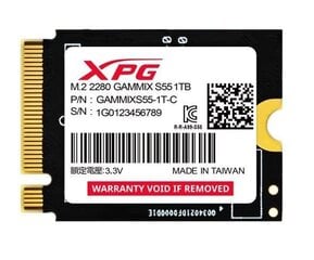 Adata XPG Gammix S55 (SGAMMIXS55-1T-C) kaina ir informacija | Vidiniai kietieji diskai (HDD, SSD, Hybrid) | pigu.lt