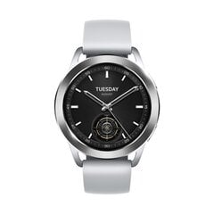 Xiaomi Watch S3 Silver BHR7873GL цена и информация | Смарт-часы (smartwatch) | pigu.lt