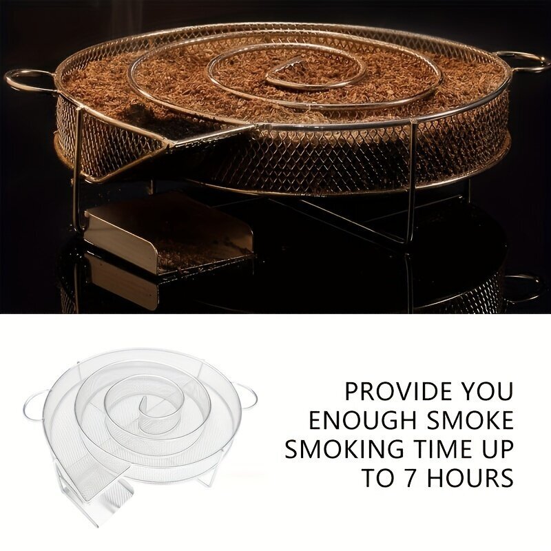 Šalto rūkymo dūmų generatorius Tech Zone, 18 / 20 x 5 cm, sidabrinės spalvos kaina ir informacija | Rūkyklos, priedai | pigu.lt