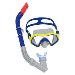 Набор для дайвинга Bestway Meridian Snorkel, 3 части, синий цена и информация | Наборы для подводного плавания | pigu.lt