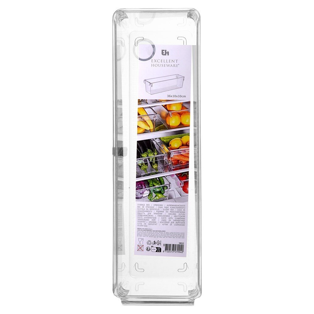 Šaldytuvo stalčius, 36x10,5x10 cm kaina ir informacija | Maisto saugojimo  indai | pigu.lt