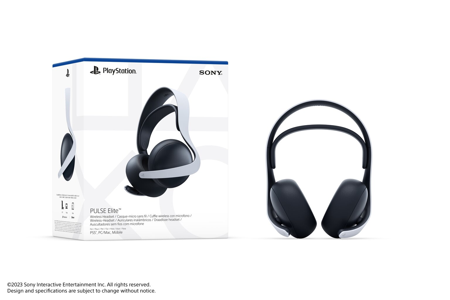 Sony PS5 Pulse Elite White kaina ir informacija | Ausinės | pigu.lt