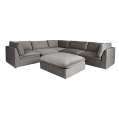 Modulinė sofa Home4you Tevy, pilka kaina ir informacija | Sofos | pigu.lt