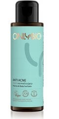 Veido tonikas OnlyBio Anti Acne Normalizing Face Toner Matcha & White Tea, 100 ml цена и информация | Средства для очищения лица | pigu.lt