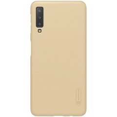 „Nillkin“ Frosted Shield dėklas - auksinis (Galaxy A7 2018) kaina ir informacija | Telefonų dėklai | pigu.lt