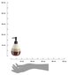 Trispalvis muilo dozatorius kaina ir informacija | Vonios kambario aksesuarai | pigu.lt