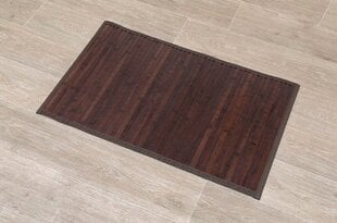 Bambukinis kilimėlis 50x80 cm Millot ruda kaina ir informacija | Vonios kambario aksesuarai | pigu.lt