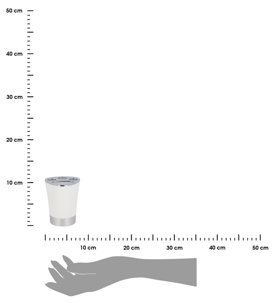 Dantų šepetėlio puodelis Cuesta kaina ir informacija | Vonios kambario aksesuarai | pigu.lt
