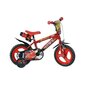 Vaikiškas dviratis Cars, 12'', raudonas kaina ir informacija | Dviračiai | pigu.lt