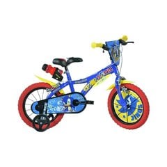 Vaikiškas dviratis Sonic, 16'', mėlynas kaina ir informacija | Dino Bikes Dviračiai, paspirtukai, riedučiai, riedlentės | pigu.lt