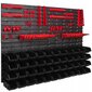Sienelė įrankiams su įvairiomis lentynomis Fluxar 004 115x78 cm kaina ir informacija | Įrankių dėžės, laikikliai | pigu.lt