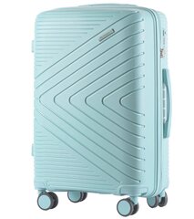Vidutinis Wings lagaminas DQ181-05, M, mėlynas kaina ir informacija | Lagaminai, kelioniniai krepšiai | pigu.lt