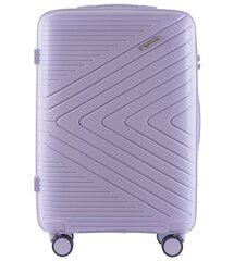 Vidutinis Wings lagaminas DQ181-05, M, violetinis цена и информация | Чемоданы, дорожные сумки | pigu.lt