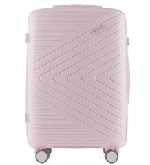 Vidutinis Wings lagaminas DQ181-05, M, rožinis kaina ir informacija | Lagaminai, kelioniniai krepšiai | pigu.lt