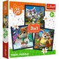 Dėlionė 3in1 44 Cats Trefl, 106 d. цена и информация | Dėlionės (puzzle) | pigu.lt