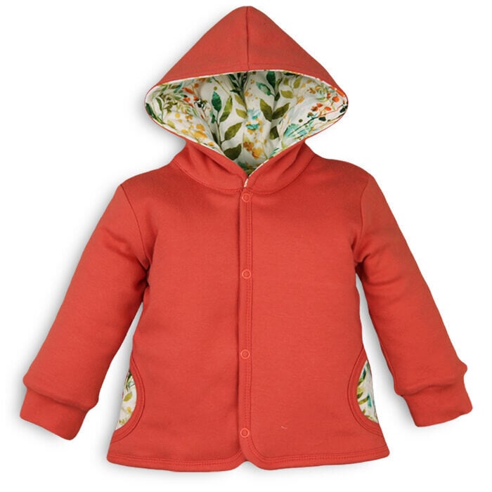 Striukė mergaitei Nini ABN-3298, raudona kaina ir informacija | Megztiniai, bluzonai, švarkai kūdikiams | pigu.lt
