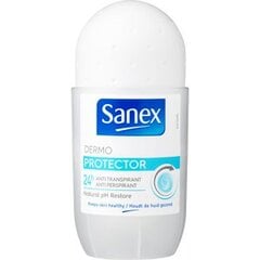 Rutulinis dezodorantas Sanex Dermo protector 24h, 50 ml kaina ir informacija | Dezodorantai | pigu.lt