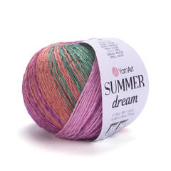 Mezgimo siūlai YarnArt Summer Dream 100g. spalva 4307 kaina ir informacija | Mezgimui | pigu.lt