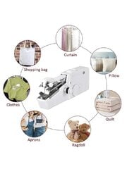 Портативная ручная швейная машинка Electronics LV-404, белая, 1 шт цена и информация | Швейные машинки | pigu.lt