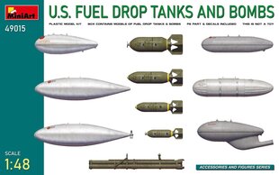 Klijuojamas modelis MiniArt 49015 U.S. Fuel Drop Tanks and Bombs 1/48 цена и информация | Склеиваемые модели | pigu.lt