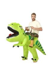 Карнавальный костюм динозавр, Electronics LV-395, зеленый цена и информация | Карнавальные костюмы | pigu.lt