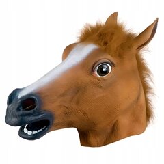 Латексная маска Голова лошади цена и информация | Карнавальные костюмы | pigu.lt