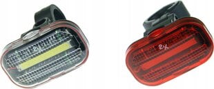 Комплект освещения на велосипед, 2K JY-3209 BF/BT-1 цена и информация | Велосипедные фонари, отражатели | pigu.lt
