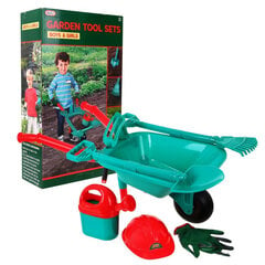 Набор садовых инструментов с тачкой цена и информация | Игрушки для мальчиков | pigu.lt
