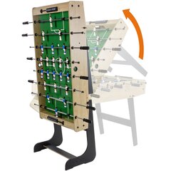 Sulankstomas stalo futbolas, medinis цена и информация | Настольный футбол | pigu.lt