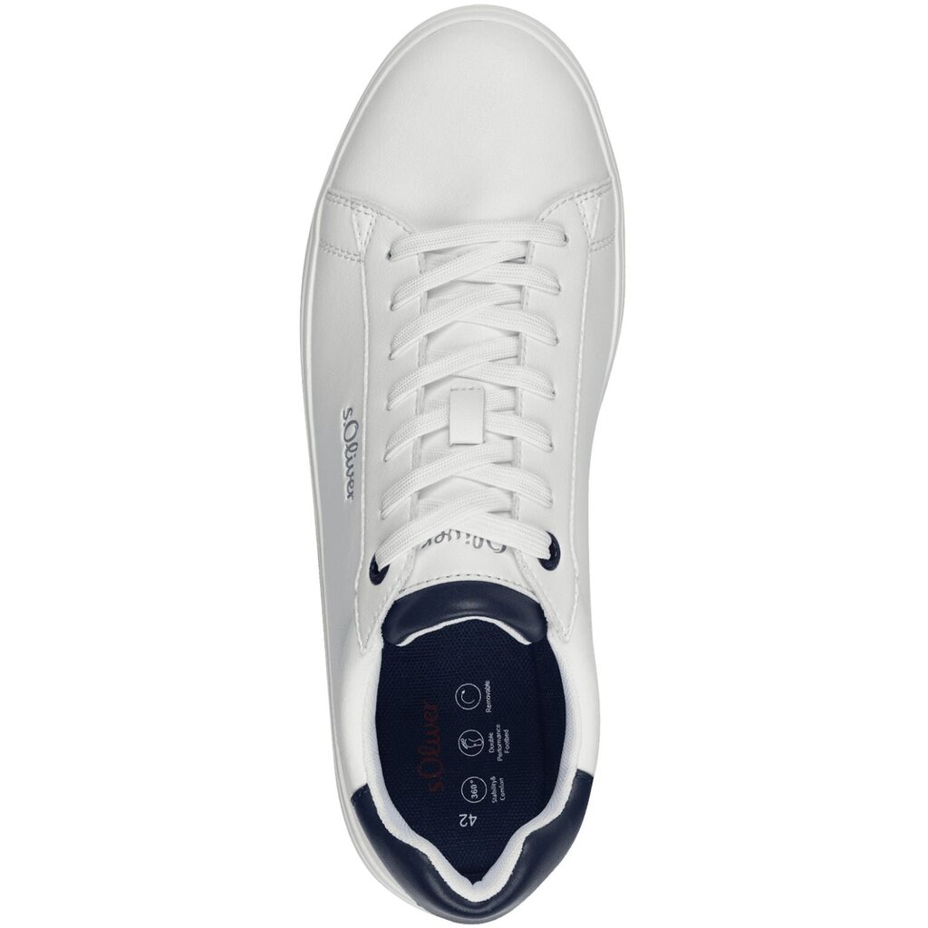 Sportiniai batai vyrams S.Oliver, balti kaina ir informacija | Kedai vyrams | pigu.lt