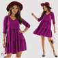 Suknelė moterims Lavareda, violetinė kaina ir informacija | Suknelės | pigu.lt