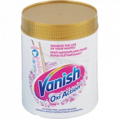 Dėmių valiklis Vanish Oxi Action, White, 470 g kaina ir informacija | Skalbimo priemonės | pigu.lt