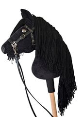 Pliušinis žirgas ant lazdos šokinėjimui Hobby Tovero, juodas kaina ir informacija | Žaislai kūdikiams | pigu.lt