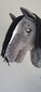 Pliušinis žirgas ant lazdos šokinėjimui Hobby Tovero, pilkas цена и информация | Žaislai kūdikiams | pigu.lt