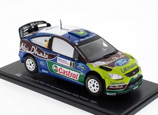 Kolekcinis Modeliukas Ford Focus RS WRC Rallye Poland 2009, Mėlyna kaina ir informacija | Kolekciniai modeliukai | pigu.lt