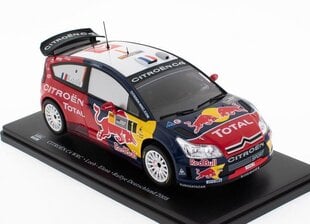 Kolekcinis Modeliukas Citroën C4 WRC Rallye Deutschland 2008, Juoda kaina ir informacija | Kolekciniai modeliukai | pigu.lt