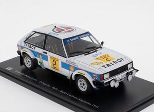 Kolekcinis Modeliukas Talbot Sunbeam Lotus Rally Codasur Argentina 1981, Balta kaina ir informacija | Kolekciniai modeliukai | pigu.lt