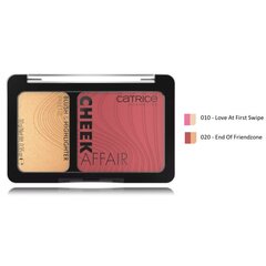 Paletė veidui Catrice Cheek Affair Blush & Highlighter Palette 2in1, 10 ml kaina ir informacija | Bronzantai, skaistalai | pigu.lt