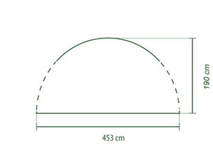 Šoninė siena su langu ir durimis Coleman Event Shelter Pro XL, 453x190 cm, pilka kaina ir informacija | Pavėsinės | pigu.lt