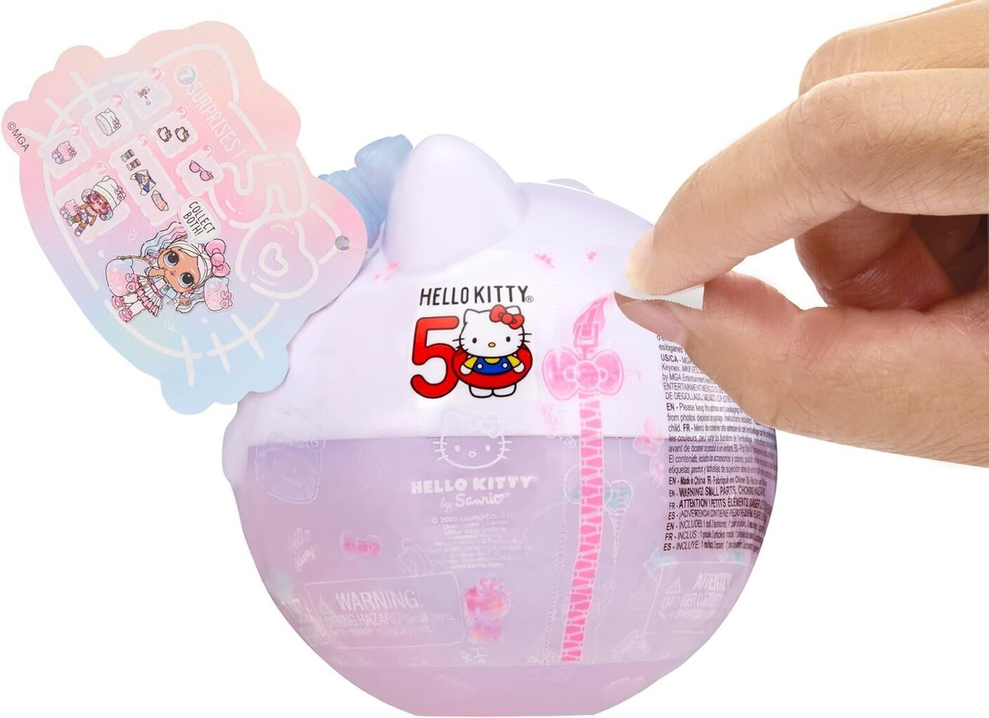 Lėlė su 7 siurprizais LOL Surprise Loves Hello Kitty 50th Anniversary цена и информация | Žaislai mergaitėms | pigu.lt