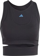 Adidas sportiniai marškinėliai moterims, juodi цена и информация | Спортивная одежда женская | pigu.lt
