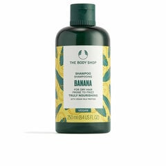 The Body Shop Banana šampūnas 250 ml kaina ir informacija | Plaukų formavimo priemonės | pigu.lt