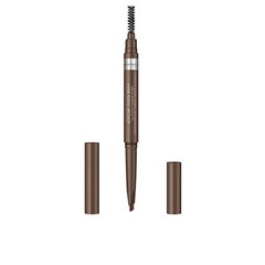 Antakių pieštukas Rimmel London Brow This Way Fill & Sculpt 02 Medium Brown, 0,25 g kaina ir informacija | Antakių dažai, pieštukai | pigu.lt