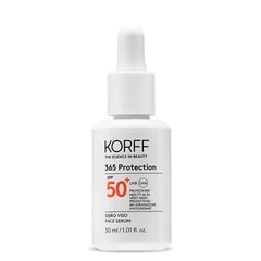 Солнцезащитный крем для лица Korff 365 Protection, SPF50, 30 мл цена и информация | Кремы от загара | pigu.lt