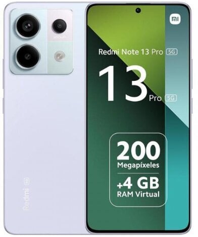 Xiaomi Redmi Note 13 Pro 5G 12/512GB Purple kaina ir informacija | Mobilieji telefonai | pigu.lt